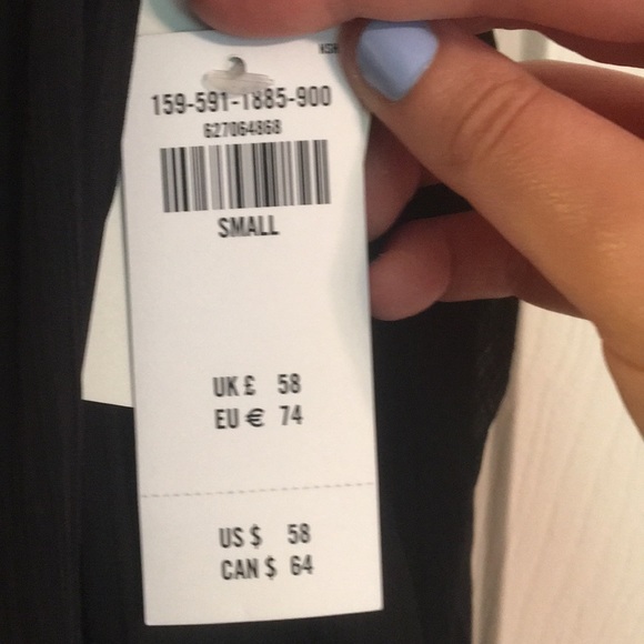 Abercrombie & Fitch Micro Pleated Black Dress - Picture 6 of 7